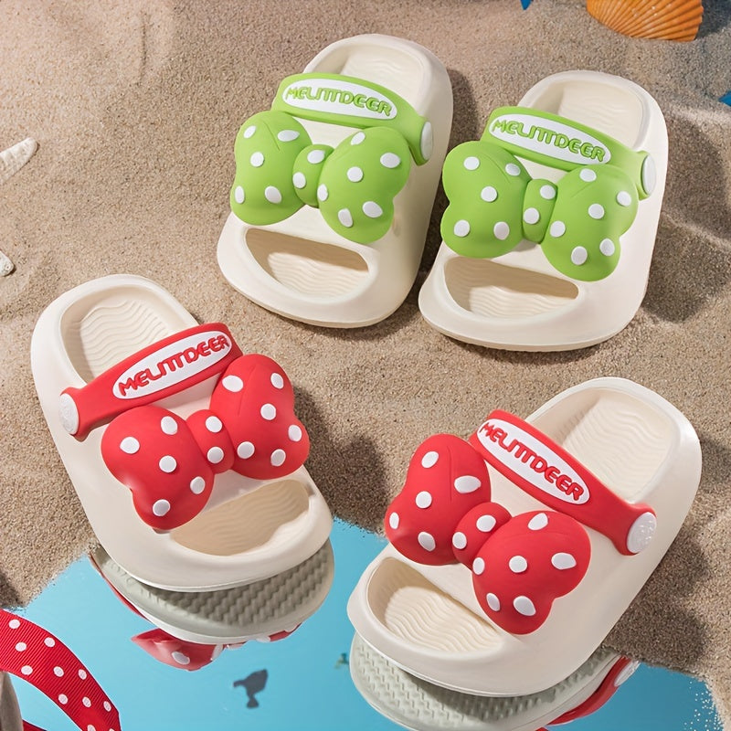 Bowknot Open Toe Sandals for Baby Girls - All Seasons