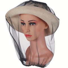 Outdoor Anti Mosquito Mesh Hat with Neck Cover