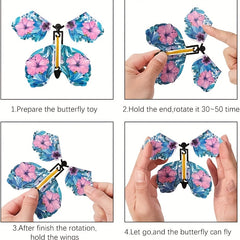 10pcs Flying Magic Butterflies Surprise Party Games Novel Toys