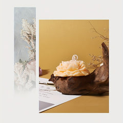 Large Peony Silicone Candle Mold Aromatherapy Gypsum Soap Resin Flower