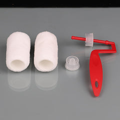 2 Sets Replaceable Roller Head 7.62 cm Mini Polyester Roller Brush