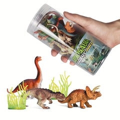 12pcs Mini Dinosaur Animal Set Action Figures Collection Kid Toy
