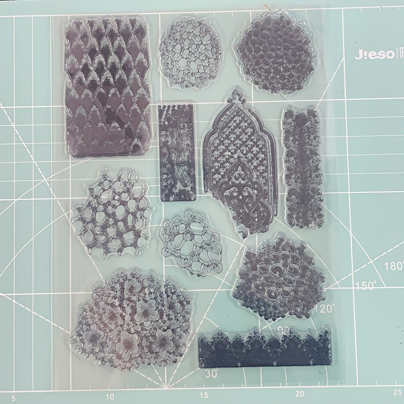 Transparent Silicone Stamp for Elegant Crafts
