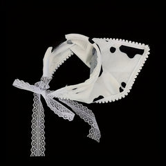 90s Cow Pattern Triangle Scarf Y2K Turban Bandana Women Head Wrap
