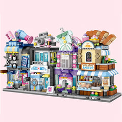 Mini Street View Building Block Toys 1645 1648