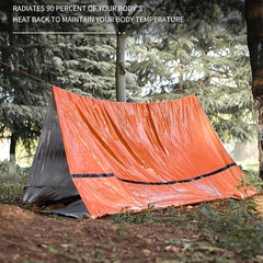 Portable Emergency Relief Tent Camping Sleeping Bag Warm Blanket