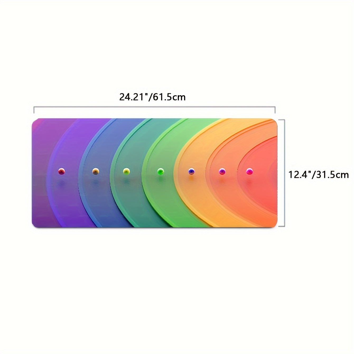 Half Arc Camouflage Pattern Mouse Pad Desktop Accessories