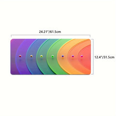 Half Arc Camouflage Pattern Mouse Pad Desktop Accessories