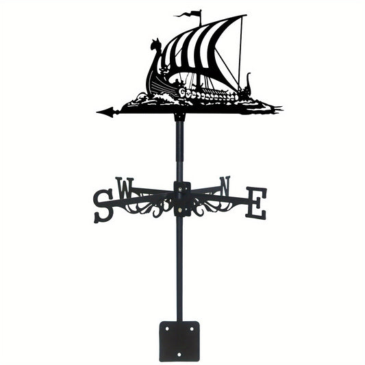 Roof Animal Sailboat Weathervane Metal Wind Vane Indicator
