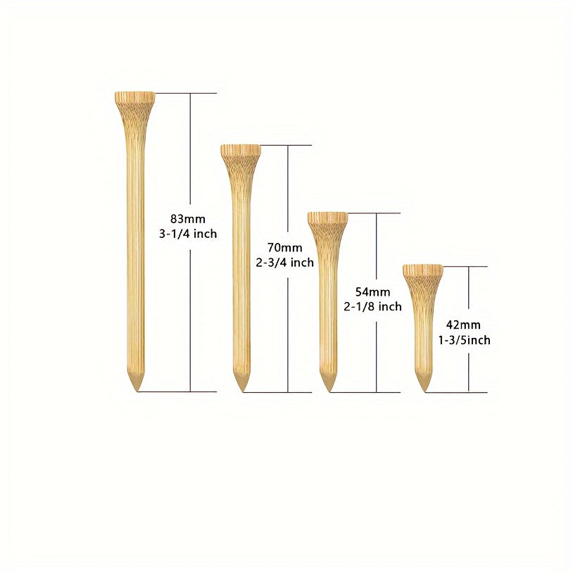 Golf Spike Inserted Bag & 5 Wooden Ball Spikes