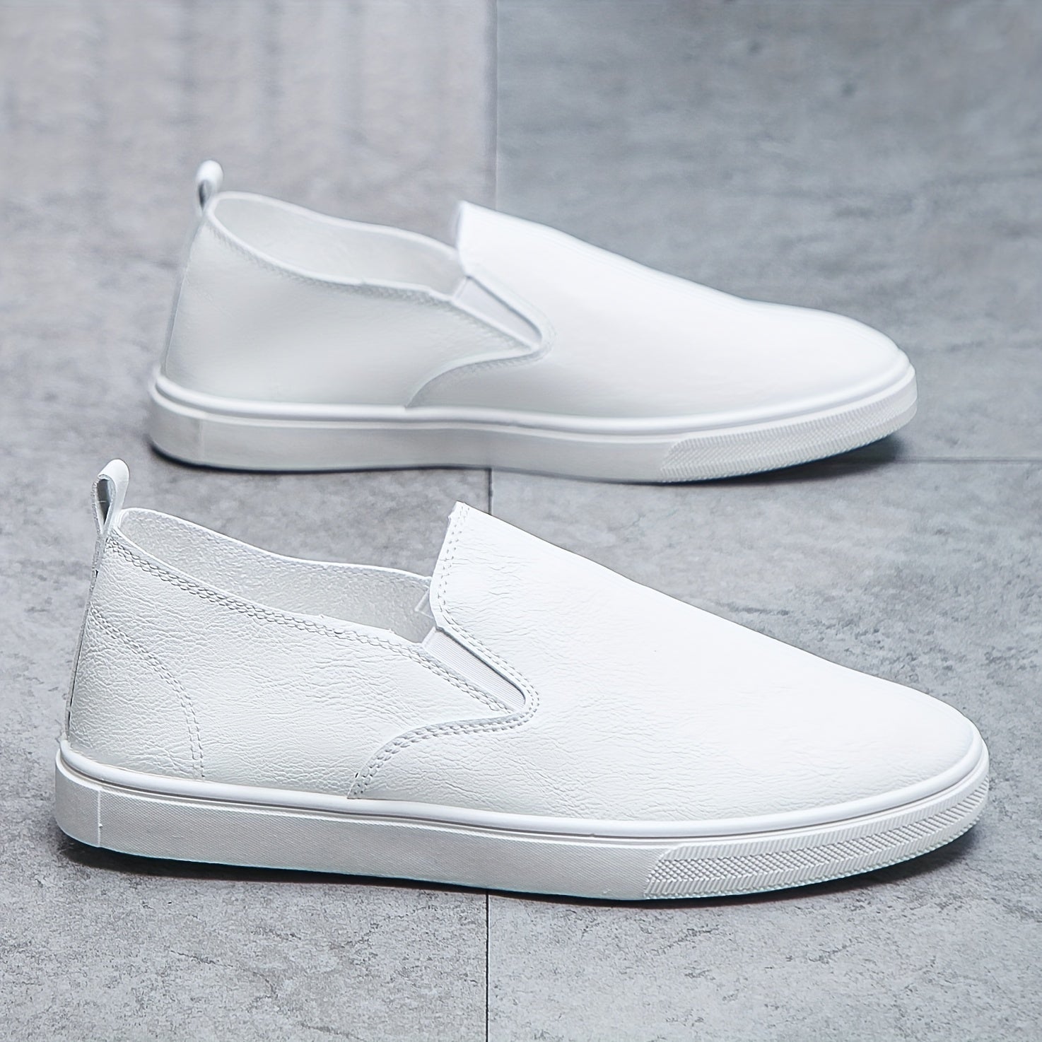 Men's Non Slip Loafer Shoes Casual Slip On Sneakers Flat Shoes