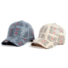 Spider Web Print Baseball Cap Lightweight Sports Hat Adjustable