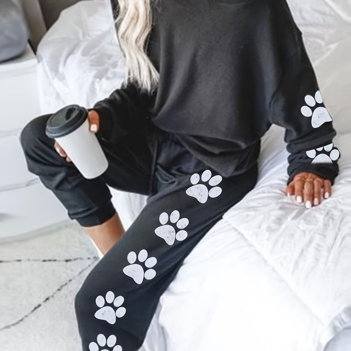 Paw Print Top & Pants Set