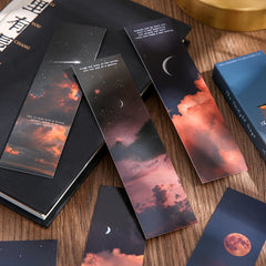 30pcs Vintage Paper Bookmarks Abstract Style DIY Literary Greeting Card