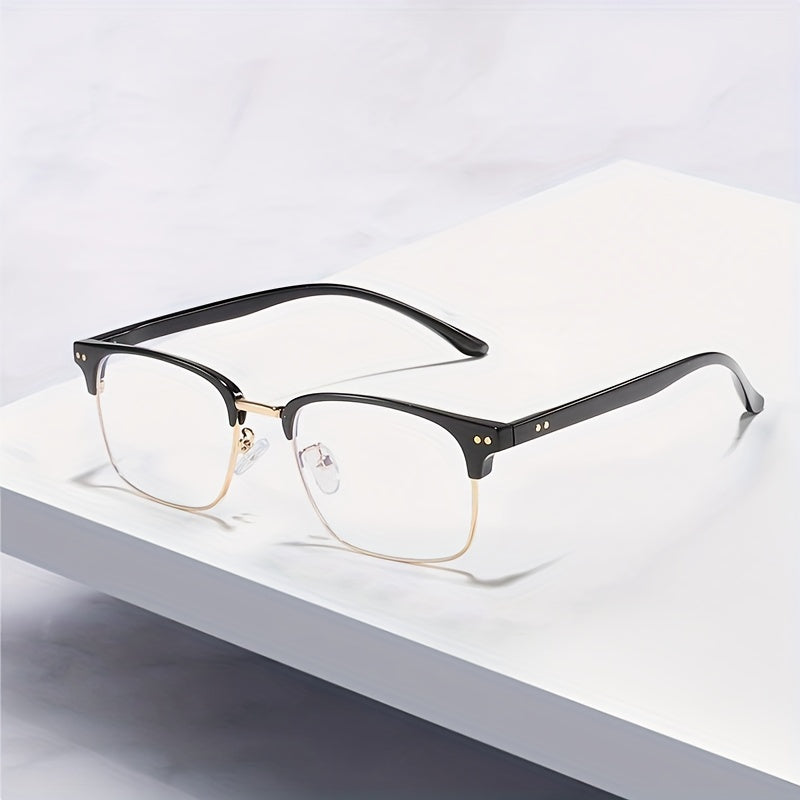 Men's Anti Light Business Glasses with Case