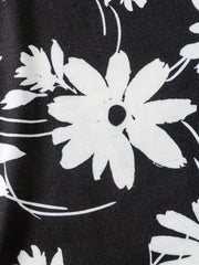 Toddler Girls Butterfly Sleeves Flowers Graphic Belted Princess Dress