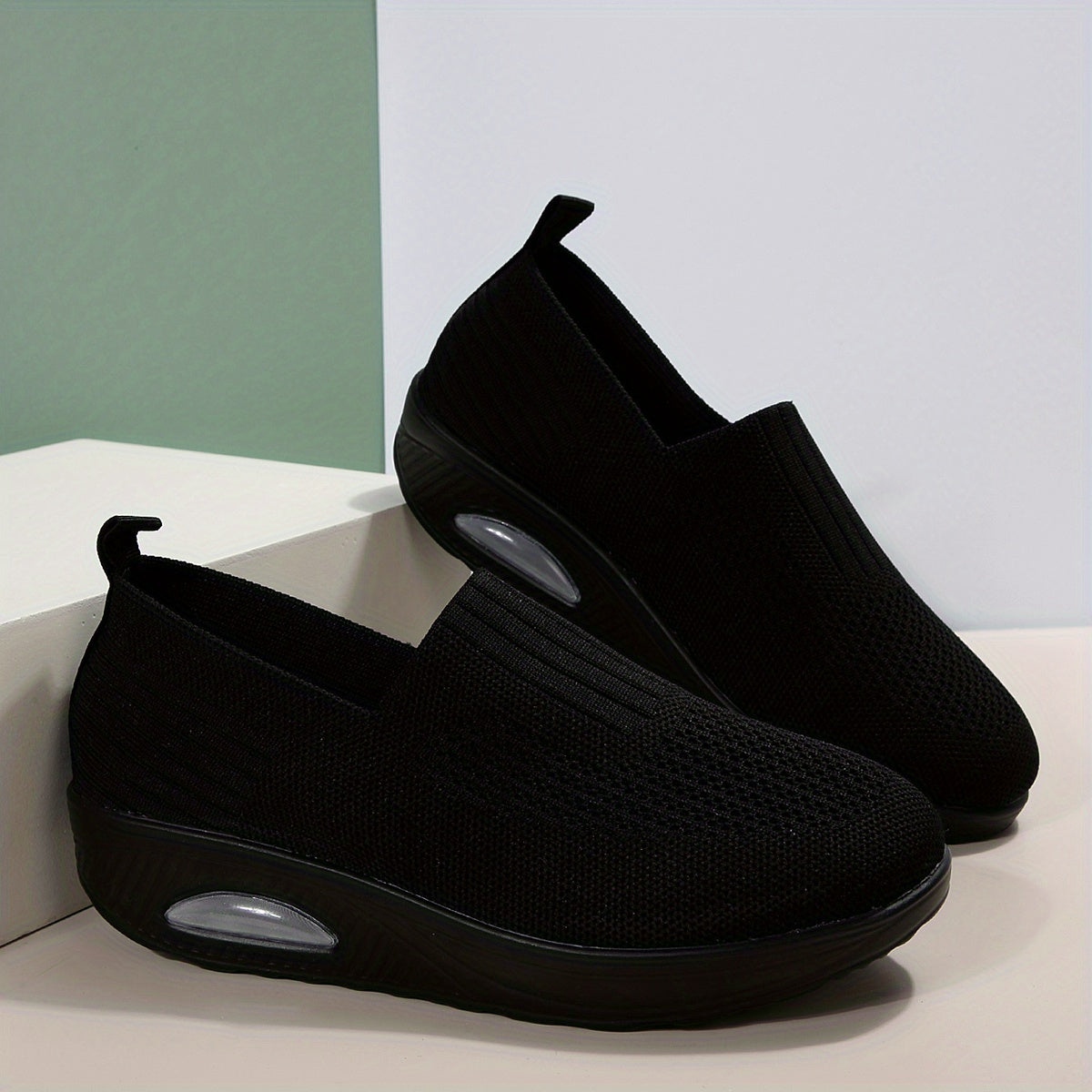 Women's Mesh Sneakers Casual Slip On Shoes Lightweight Low Top