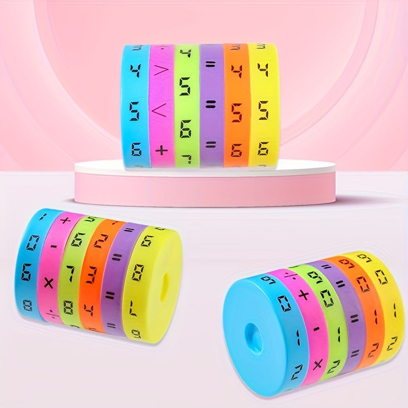 5 in 1 Rotating Arithmetic Learning Tool with Colorful Number Line