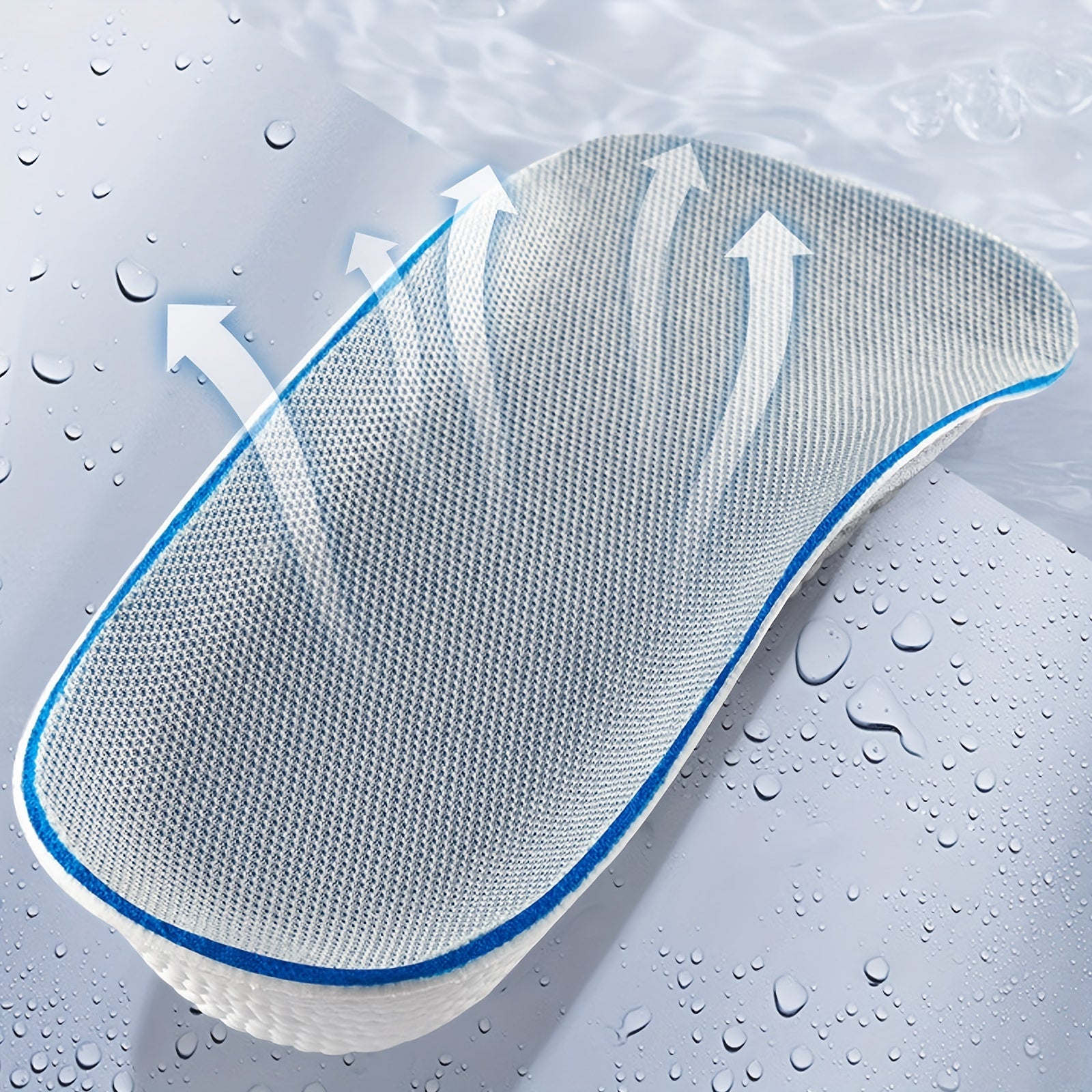 Height Increase Insoles Men Women Shoes Flat Feet Orthopedic Insole