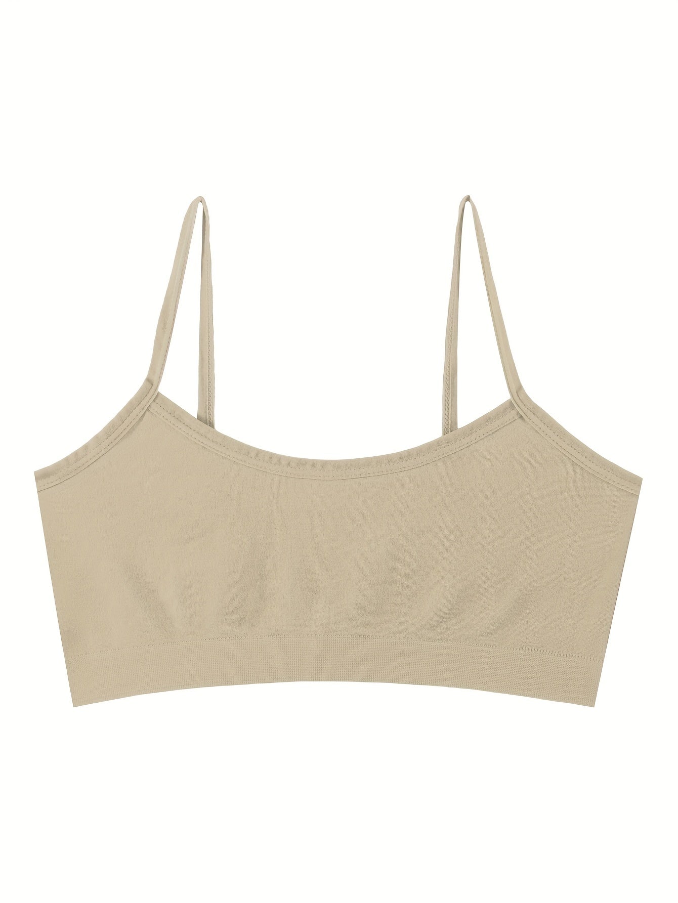 Girls Seamless Comfy Bras Backless Cross Strap Undershirts