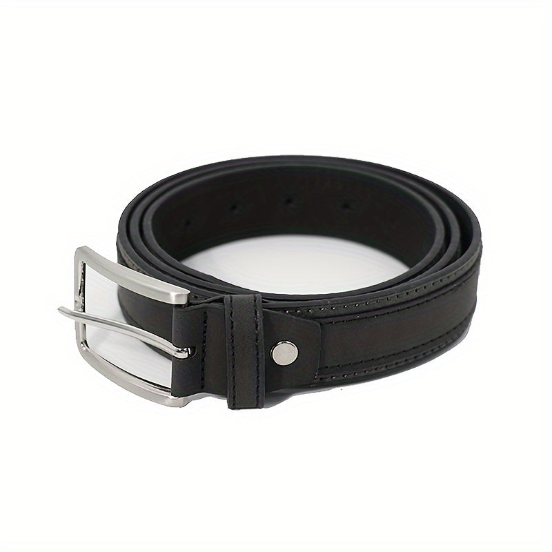 Men's PU Leather Pin Buckle Belt Casual Jeans Belt