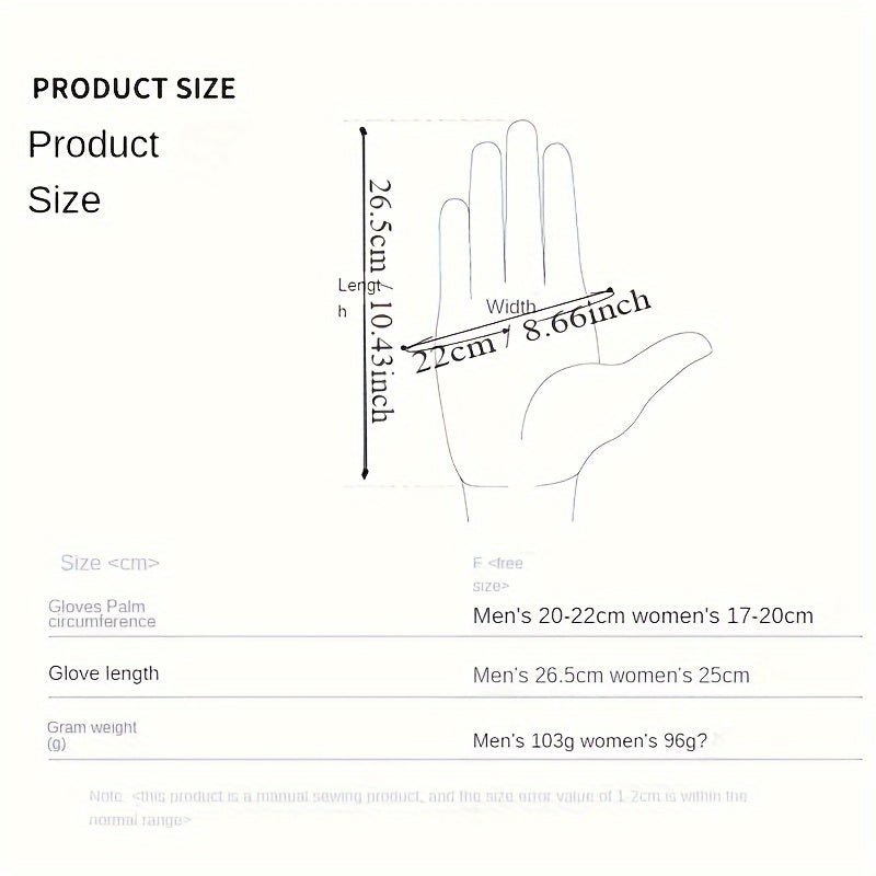 Outdoor Riding Warm Ski Gloves Windproof Cold Thickened Sports Gloves