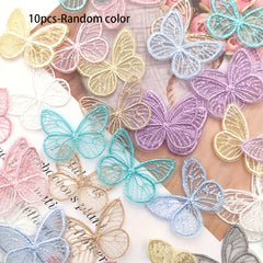 20pcs DIY Butterfly Gauze Fabric Halloween Decoration