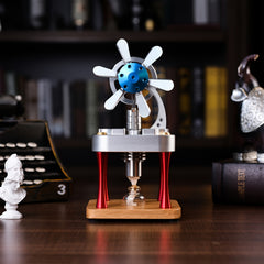 M16 CF Stirling Engine Kit Aluminum Educational Toy