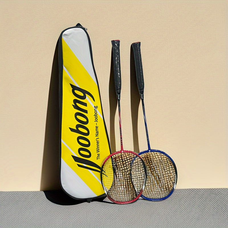 JOOBONG Badminton Racket Aluminum Carbon Racket With Bag For Youth Training