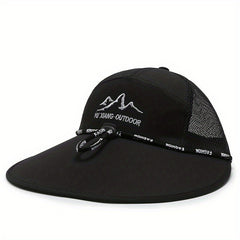 Outdoor Fishing Cap Sun Protection Mesh Hat For Men