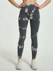 Light Grey Tie Dye Running Pants