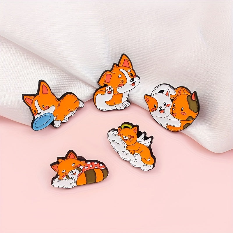 Cute Puppy Brooch Pin for Girls