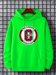 Retro Letter Pattern Print Hoodie For Men