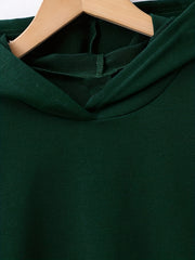 Girls' Basic Hooded Sweatshirt Long Sleeve Pullover Hoodie