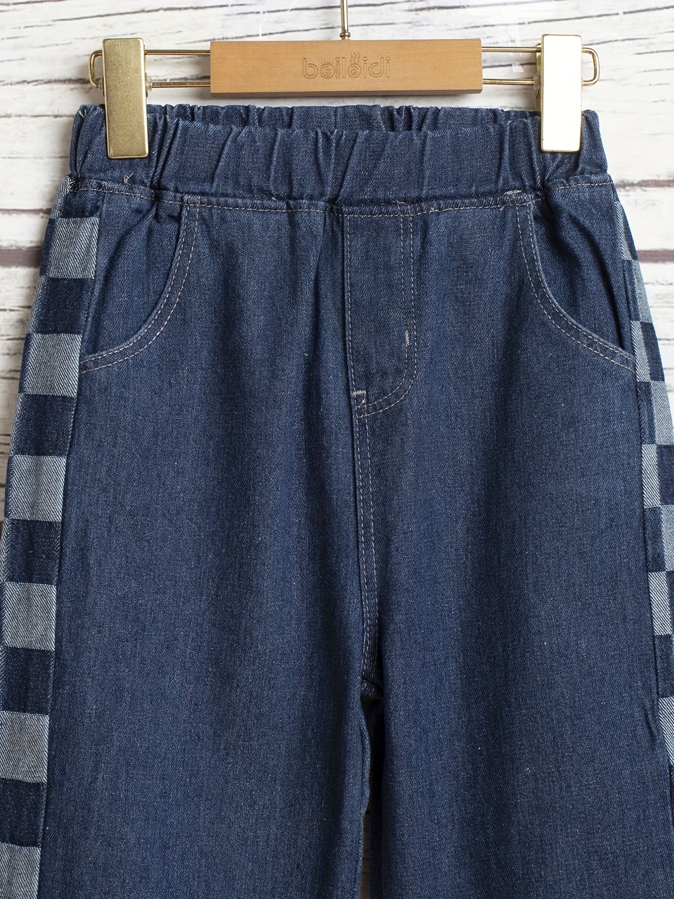 Boys Tapered Jeans with Elastic Waistband