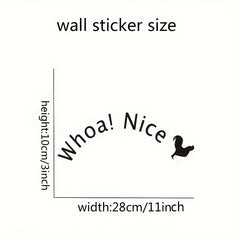 4pcs DIY Cartoon Expression Wall Stickers Bathroom Home Decor