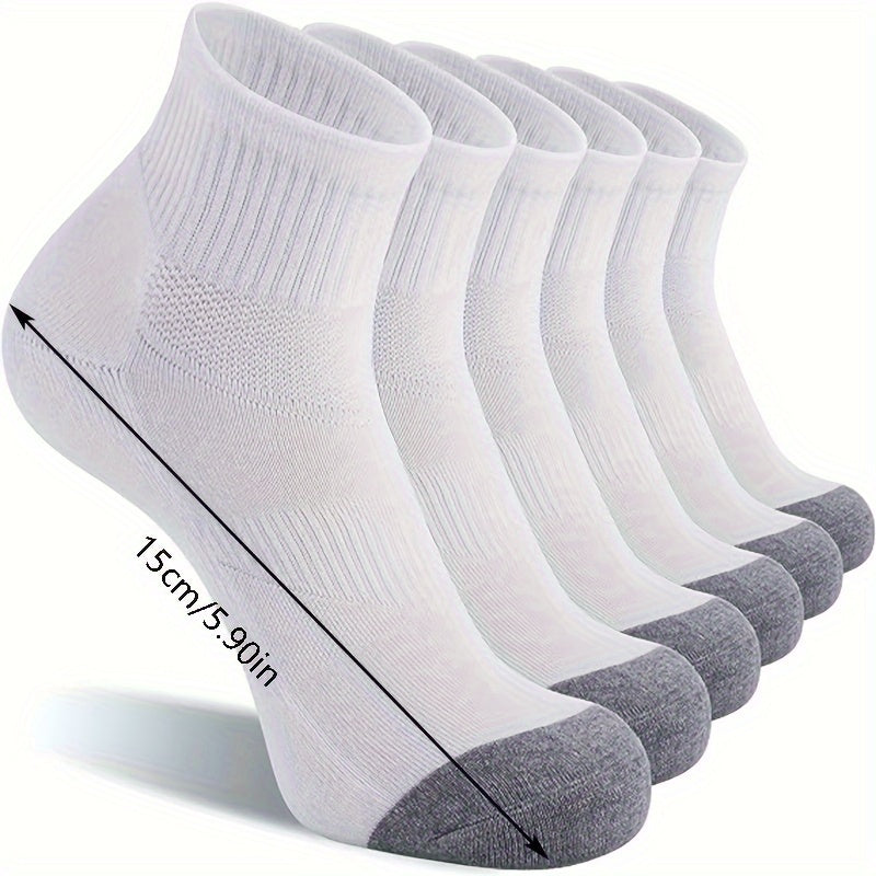 6 Pairs Boy's Mid Crew Sport Socks