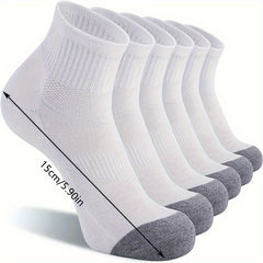6 Pairs Boy's Mid Crew Sport Socks