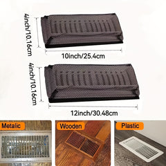 3pcs Floor Register Mesh Trap Filters Vent Cover Screen