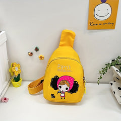 Cartoon Small Chest Bag For Travel Casual Diagonal Shoulder Bag Crossbody Bag