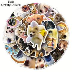 50pcs Puppy Series Stickers For Motorcycle Laptop Cup - Waterproof Sticker