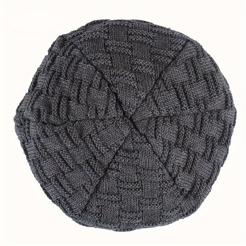 Winter Slouchy Hat Beanie Men Women Velvet Lining Thermal Outdoor