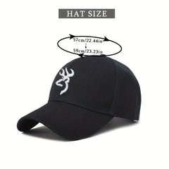 Scorpion Embroidery Baseball Cap Unisex Solid Sun Hat Adjustable Golf Dad Hat