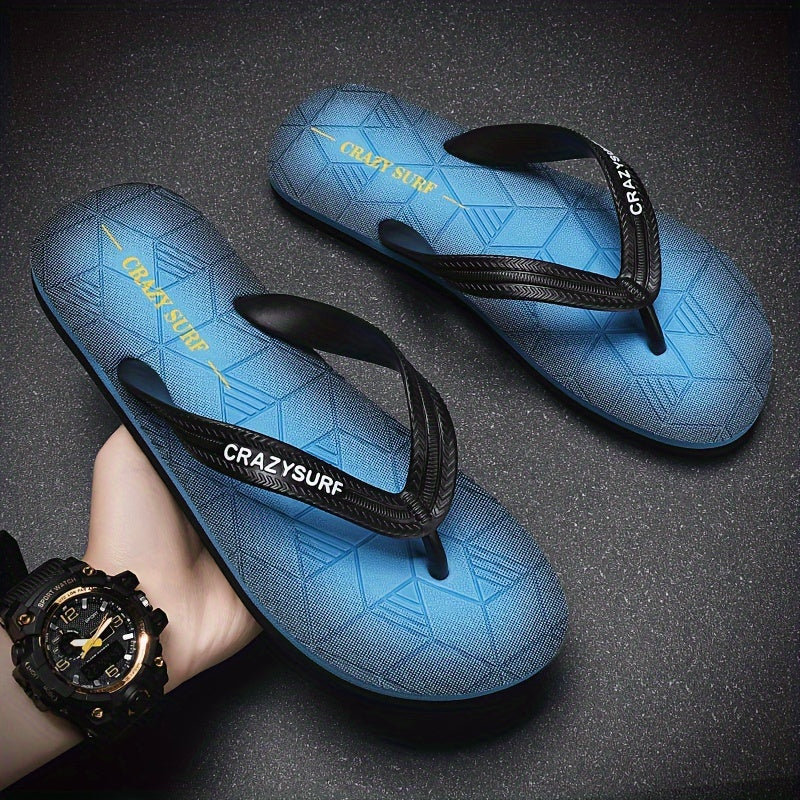 Men's Lightweight Beach Flip Flops Non-Slip Slippers
