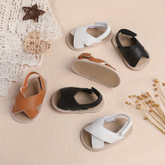 Boys' Solid Open Toe Sandals Breathable Lightweight Anti Slip Sandals