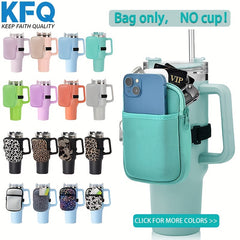 KFQ 40oz Water Bottle Body Bag Sports Casual Arm Wrist Mini Bag