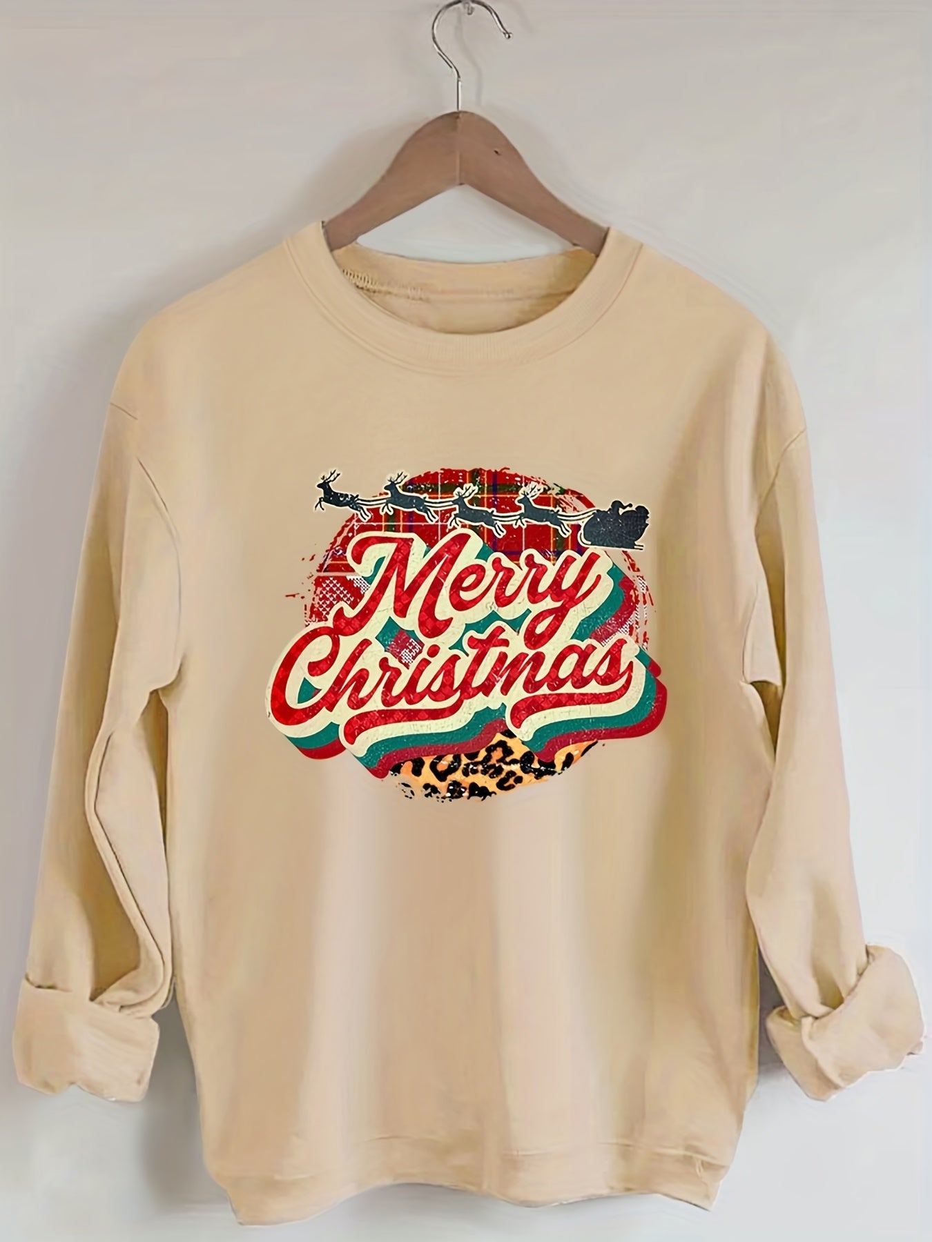 Christmas Long Sleeve Sweatshirt for Women
