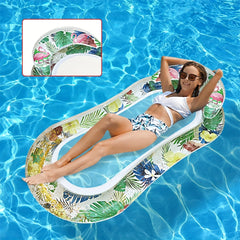 Glitter Flamingo Inflatable Float Tropical Leaf Summer Pool Party