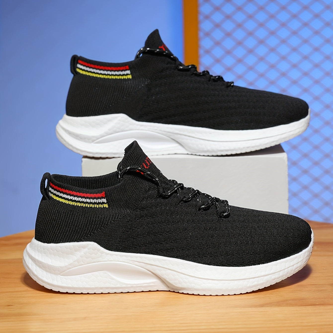 Men's Knit Lightweight Casual Shoes for Traveling