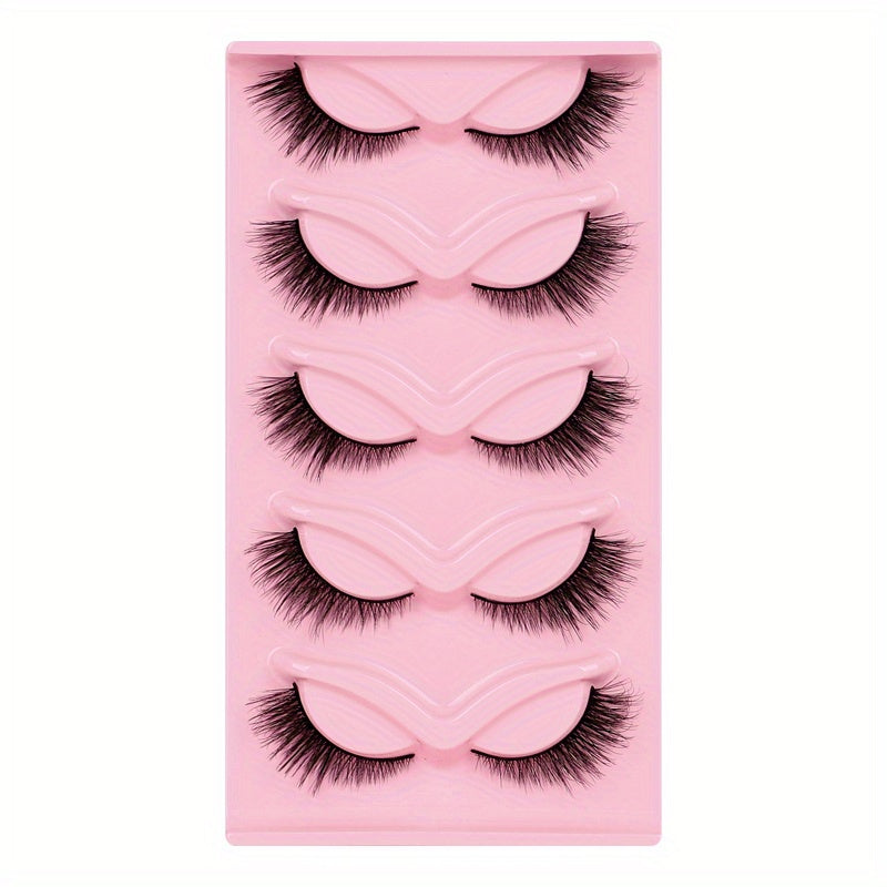 5 Pairs Diagonal Flying False Eyelashes